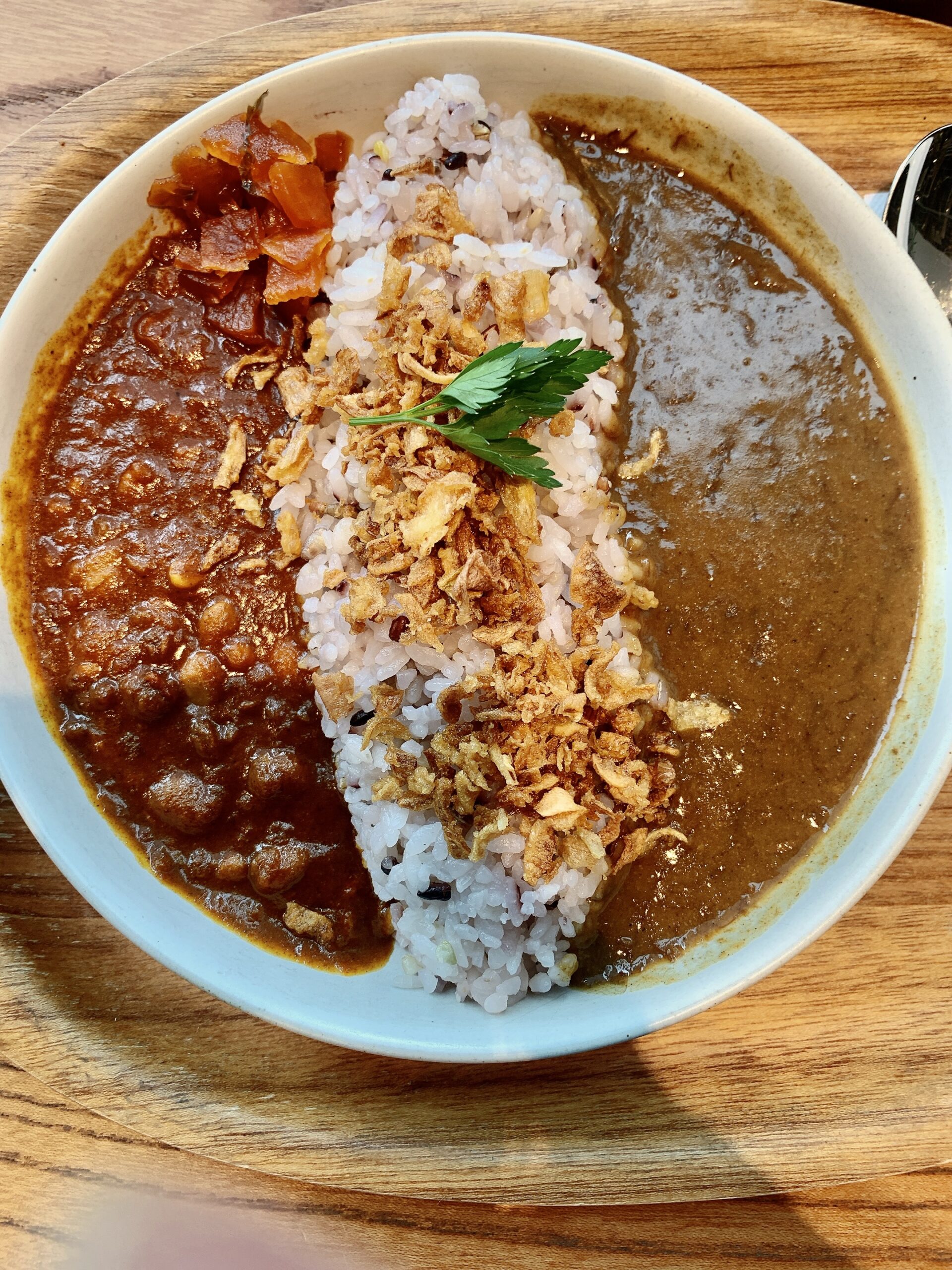 スノピのあいがけカレー